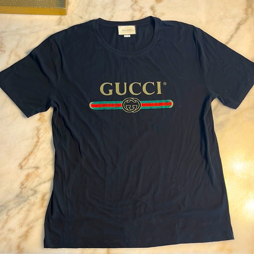 3XL Black Gucci Shirt. Worn once at a photo shoot.